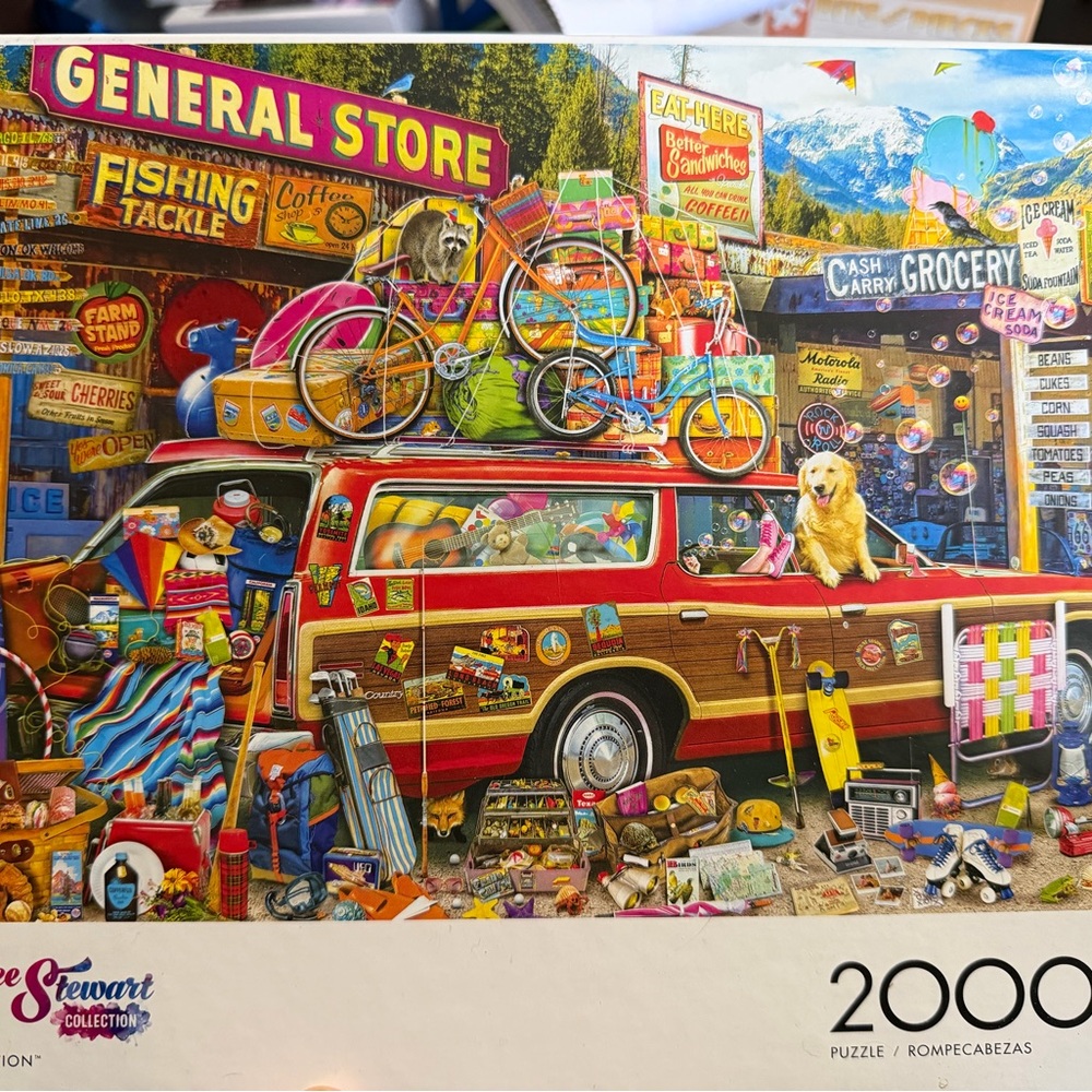 Colorful General Store Puzzle 2000 piece.